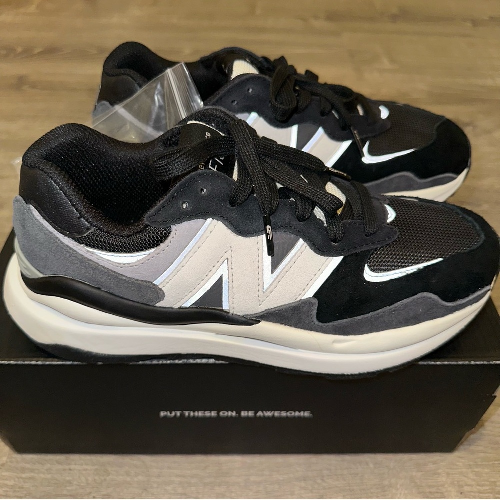 New Balance FIGS 5740 Black and Gray Sneakers